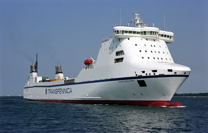 Roro fartyget Stena Forecaster välkomnar en kadett